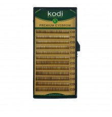 Брови KODI Straight Curl Натурально-коричневі 12 рядів (0,10 4-5 мм)