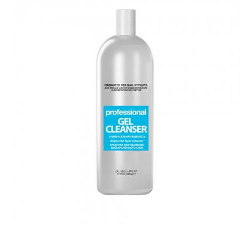 Рідина для видалення липкого шару Jerden Proff Gel Cleanser 500 мл Рідина для видалення липкого шару Jerden Proff Gel Cleanser 500 мл