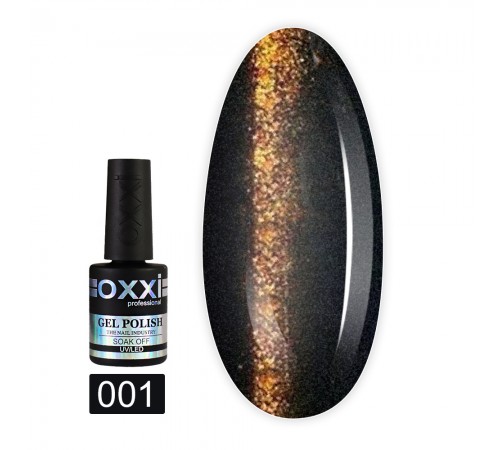Гель-лак OXXI Super Cat Eye Effect 8 мл (001 Gold) Гель-лак OXXI Super Cat Eye Effect 8 мл (001 Gold)