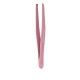 Пінцет для брів STALEKS BEAUTY & CARE 11 TYPE 1 TBC-11/1 широкі прямі кромки