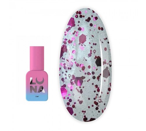 Топ для гель-лаку LunaMoon Top Pink 13 мл Топ для гель-лаку LunaMoon Top Pink 13 мл