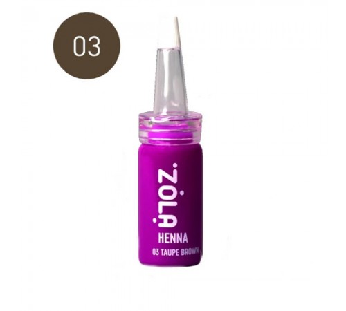 Хна Zola для брів професійна 10 гр (03 Taupe brown) Хна Zola для брів професійна 10 гр (03 Taupe brown)