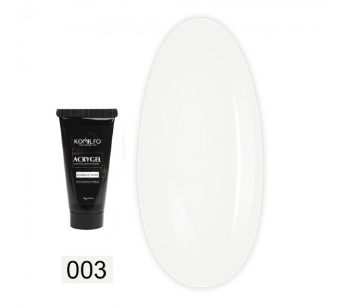 Акрігель KOMILFO AcryGel 30 г (003 Bright White) Акрігель KOMILFO AcryGel 30 г (003 Bright White)