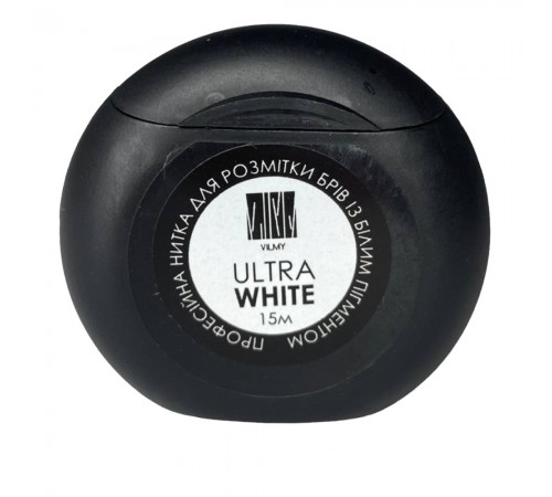 Нитка Vilmy професійна для розмітки брів 15 мл (Ultra White) Нитка Vilmy професійна для розмітки брів 15 мл (Ultra White)