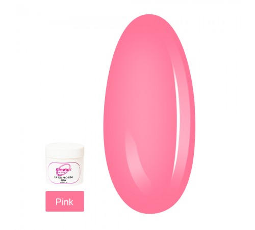 Гель однофазний Creator UV Pro-Line Pink 28 мл Гель однофазний Creator UV Pro-Line Pink 28 мл