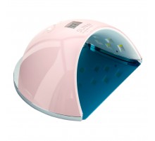 Лампа SUN LED/UV гібрид 6S з дисплеєм Рожевий 48 Вт