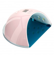 Лампа SUN LED/UV гібрид 6S з дисплеєм Рожевий 48 Вт