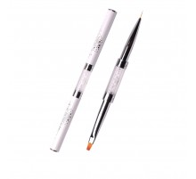Пензлик KOMILFO Double Gel flat 4 (Nylon)Liner 7 (Nylon)
