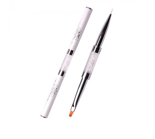 Пензлик KOMILFO Double Gel flat 4 (Nylon)Liner 7 (Nylon) Пензлик KOMILFO Double Gel flat 4 (Nylon)Liner 7 (Nylon)