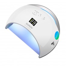 Лампа SUN LED/UV гібрид 6S з дисплеєм Білий 48 Вт