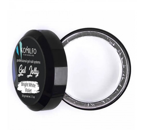 Гель KOMILFO Jelly 50 г (Bright White Violete) Гель KOMILFO Jelly 50 г (Bright White Violete)