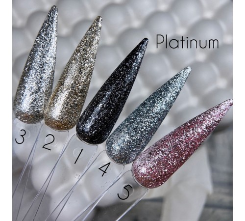 Блискітки для нігтів LunaMoon Platinum Gel 5 мл (04) Блискітки для нігтів LunaMoon Platinum Gel 5 мл (04)