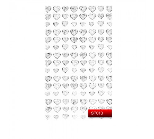 Наклейки для нігтів KODI Nail Art Stickers Silver 013SP Наклейки для нігтів KODI Nail Art Stickers Silver 013SP