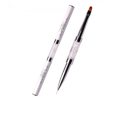 Пензлик KOMILFO Double Gel oval 4 (Nylon) Liner 7 (Nylon) Пензлик KOMILFO Double Gel oval 4 (Nylon) Liner 7 (Nylon)