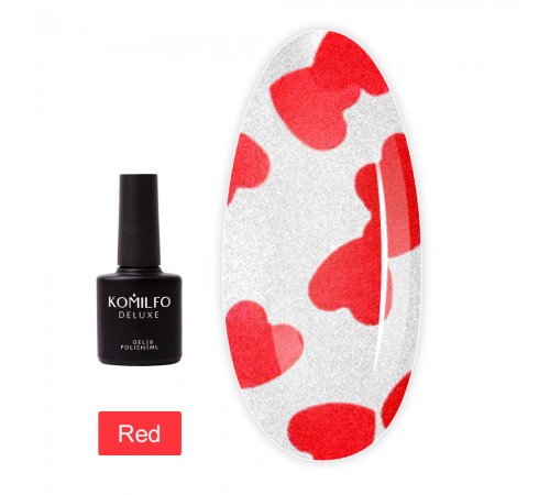 Топ KOMILFO No Wipe Lamour 8 мл (Red) Топ KOMILFO No Wipe Lamour 8 мл (Red)