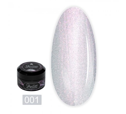 Гель F.O.X Shine Gel Aurora для укріплення натуральних нігтів 15 мл (001) Гель F.O.X Shine Gel Aurora для укріплення натуральних нігтів 15 мл (001)