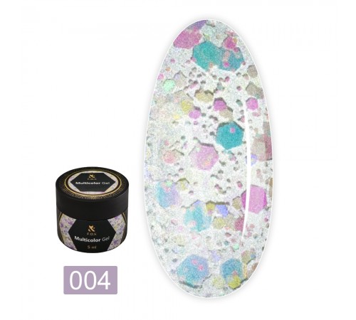 Гель FOX Glow Multicolor Gel 5 мл (004) Гель FOX Glow Multicolor Gel 5 мл (004)