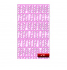 Наклейки KODI NailArt Stickers (001SP White)