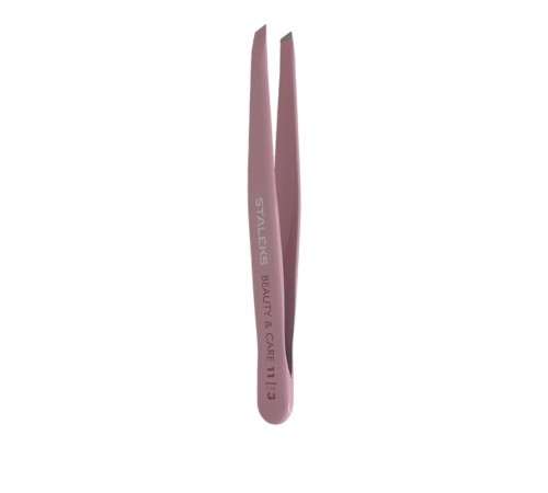 Пінцет для брів STALEKS BEAUTY & CARE 11 TYPE 3 TBC-11/3 широкі скошені кромки Пінцет для брів STALEKS BEAUTY & CARE 11 TYPE 3 TBC-11/3 широкі скошені кромки