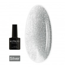 Гель-лак KOMILFO 9D Cats eye 8 мл (Silver)