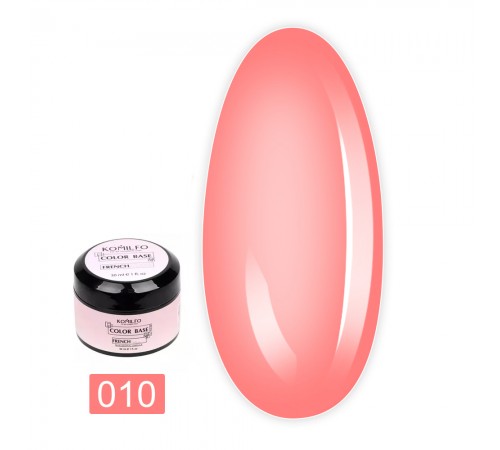 База KOMILFO Color Base 30 мл (гель-банку) (010 French) База KOMILFO Color Base 30 мл (гель-банку) (010 French)