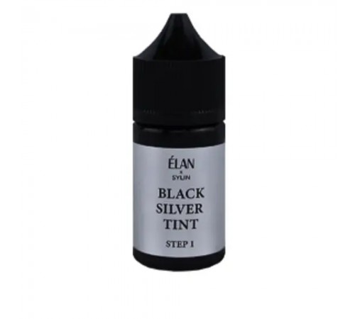 Засіб Elan Система Black Silver tint для фарбування вій з інкапсульованим сріблом Склад 1 30 мл Засіб Elan Система Black Silver tint для фарбування вій з інкапсульованим сріблом Склад 1 30 мл