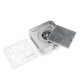 Витяжка CYCLONE X2 на 72W для манікюру і педикюру (Silver)