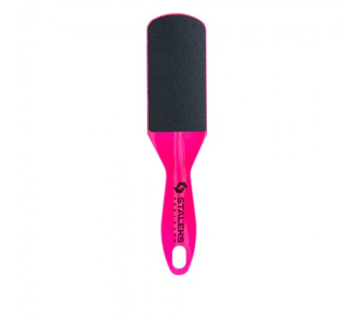 Педикюрна тертка STALEKS PRO Expert 10 Type 2, 80/120 середня, малинова Педикюрна тертка STALEKS PRO Expert 10 Type 2, 80/120 середня, малинова