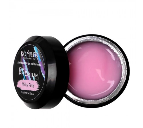 Гель KOMILFO Premium 15 г (Milky Pink) Гель KOMILFO Premium 15 г (Milky Pink)