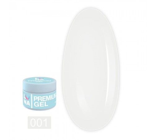 Гель для нарощування LunaMoon Premium Gel 30 мл (01) Гель для нарощування LunaMoon Premium Gel 30 мл (01)
