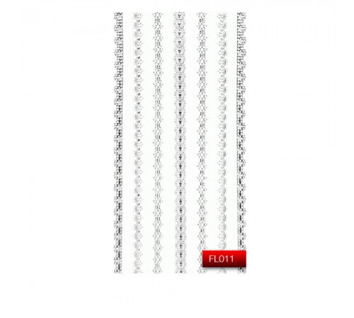 Наклейки для нігтів KODI Nail Art Stickers Silver 011FL Наклейки для нігтів KODI Nail Art Stickers Silver 011FL
