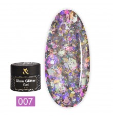 Гель FOX Glow Glitter Gel 5 мл (007)