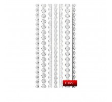 Наклейки для нігтів KODI Nail Art Stickers Silver 022FL