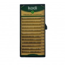 Брови KODI Natural Curl Темно-коричневі 12 рядів (0,06 4-5 мм)
