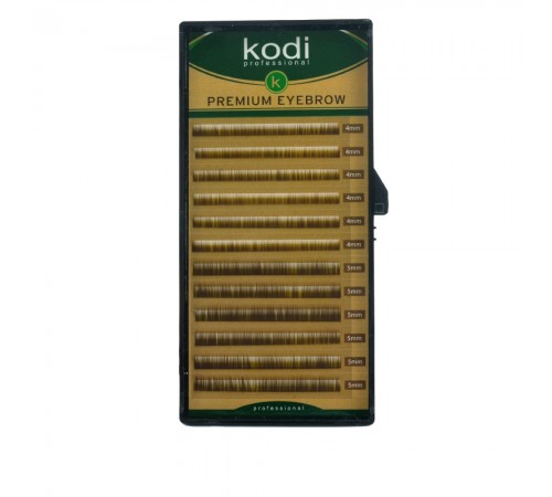 Брови KODI Natural Curl Темно-коричневі 12 рядів (0,06 4-5 мм) Брови KODI Natural Curl Темно-коричневі 12 рядів (0,06 4-5 мм)