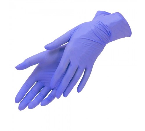 Рукавички нітрил без пудри текстуровані Polix PRO&MED 100 шт р M (Ice Blue) Рукавички нітрил без пудри текстуровані Polix PRO&MED 100 шт р M (Ice Blue)