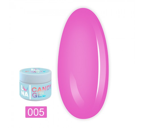 Гель для нарощування LunaMoon Candy Gel 15 мл (05) Гель для нарощування LunaMoon Candy Gel 15 мл (05)