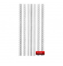 Наклейки для нігтів KODI Nail Art Stickers Silver 020FL