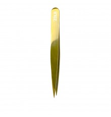 Пінцет професійний для брів Zola Gold (точечний)