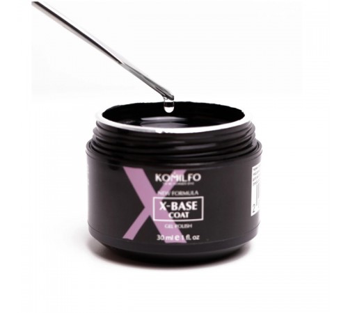 База KOMILFO X-Base Coat - New Formula 30 мл (гель-банку) База KOMILFO X-Base Coat - New Formula 30 мл (гель-банку)