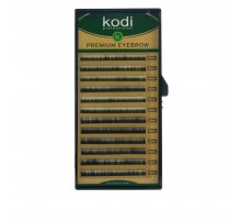 Брови KODI Straight Curl Чорні 12 рядів (0,06 4-5 мм)