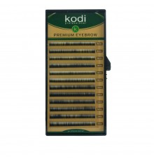 Брови KODI Straight Curl Чорні 12 рядів (0,06 4-5 мм)