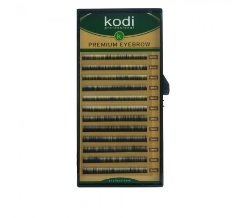 Брови KODI Natural Curl Чорні 12 рядів (0,06 4-5 мм) Брови KODI Natural Curl Чорні 12 рядів (0,06 4-5 мм)