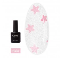 Топ KOMILFO No Wipe Star Nails 8 мл (Rose)