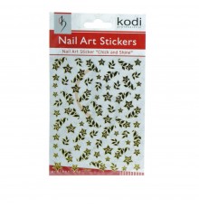 Наклейки для нігтів KODI Nail Art Stickers Gold 044SP