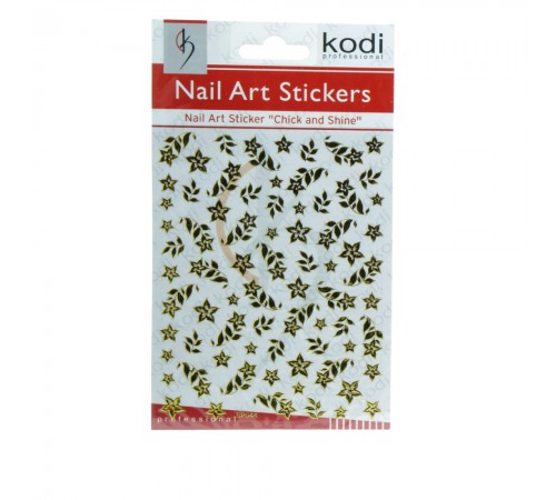 Наклейки для нігтів KODI Nail Art Stickers Gold 044SP Наклейки для нігтів KODI Nail Art Stickers Gold 044SP
