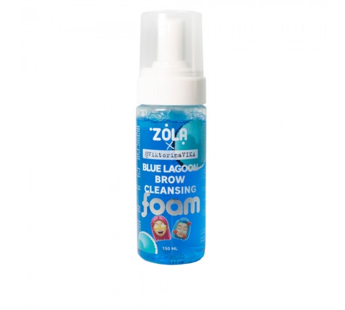 Піна для брів очищуюча блакитна Zola Blue Lagoon Brow Cleansing 150 мл Піна для брів очищуюча блакитна Zola Blue Lagoon Brow Cleansing 150 мл