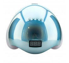 Лампа SUN 5 LED/UV гібрид з дисплеєм 48 Вт (MIRROR BLUE)