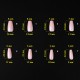 Форми KOMILFO SoFast мякі для швидкого нарощування нігтів 300 шт (Nude Ballerina Medium)