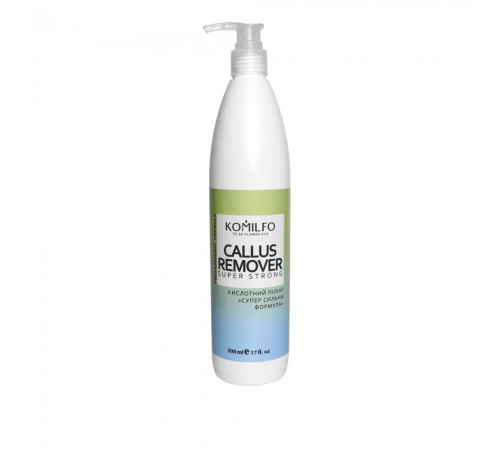 Засіб для педикюру KOMILFO Callus Remover Super Strong Formula кислотний пілінг 500 мл Засіб для педикюру KOMILFO Callus Remover Super Strong Formula кислотний пілінг 500 мл